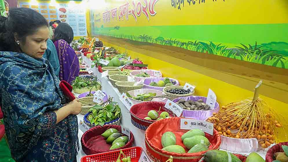 মেলায় ফলের সমাহার