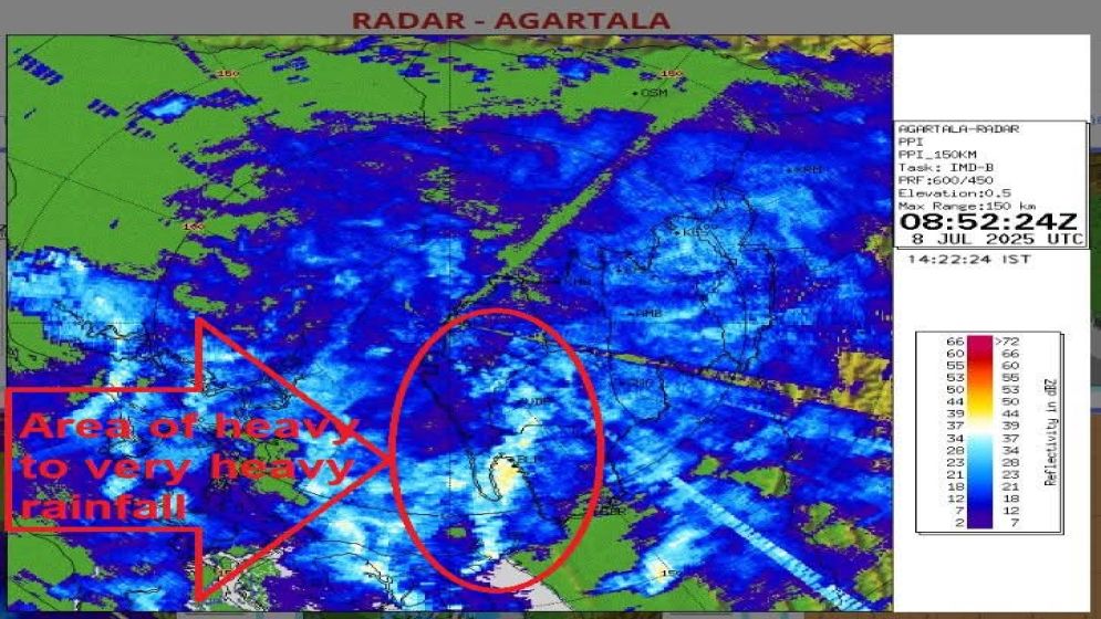 ফেনী ও কুমিল্লায় বন্যার প্রবল আশঙ্কা, চট্টগ্রাম বিভাগে অতিভারি বৃষ্টিপাতের পূর্বাভাস
