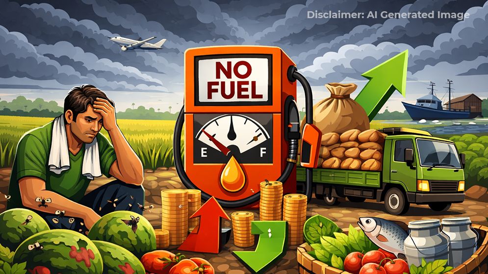 জ্বালানি সংকটে কৃষি খাত বিপর্যস্ত: বাড়ছে পরিবহন খরচ, কমছে সরবরাহ