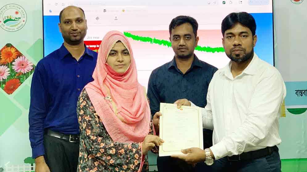 টিস্যু কালচার প্রকল্পের উদ্যান ফসলের আধুনিক চাষে প্রশিক্ষণ